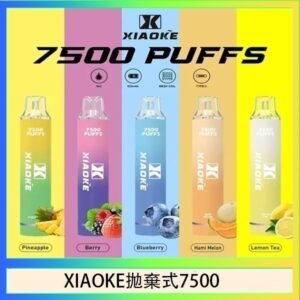 梟客XIAOKE一次性電子菸拋棄式7500口