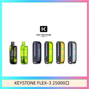 鑰石KEYSTONE FLEX-3 25000口煙彈彈主機|可注油電子煙